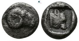 Troas. Kebren 450 BC. Hemidrachm AR