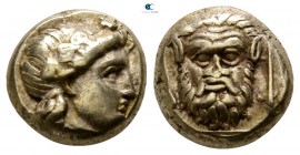 Lesbos. Mytilene 375-325 BC. Hekte EL