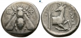 Ionia. Ephesos . ΕΟΧΩΡΟΣ (Eochoros), magistrate circa 387-295 BC. Tetradrachm AR