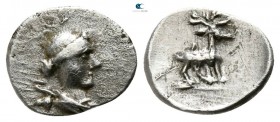 Ionia. Ephesos  300-200 BC. Hemiobol AR