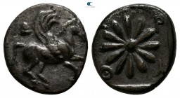 Ionia. Erythrai  480-400 BC. Diobol AR