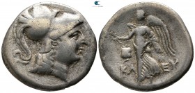 Pamphylia. Side . ΚΛΕΥ- (Kleu-), magistrate 183-175 BC. Tetradrachm AR