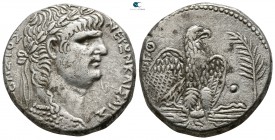 Seleucis and Pieria. Antioch. Nero AD 54-68. Year 111 of the Caesarian era and regnal year 9=AD 62/3. Tetradrachm AR