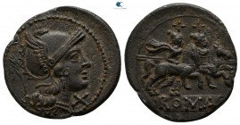 Anonymous 211-208 BC. Sicilian mint. Denarius AR