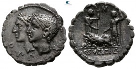 C. Sulpicius C.f. Galba 106 BC. Rome. Denarius AR