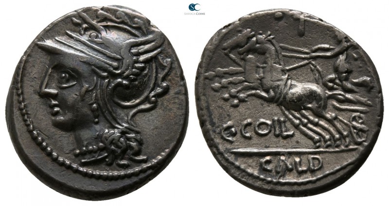 C. Coelius Caldus 104 BC. Rome
Denarius AR

18mm., 3,82g.

Helmeted head of...