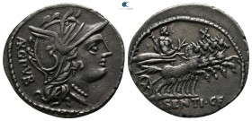 L. Sentius C.f. 101 BC. Rome. Denarius AR