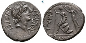 C. Malleolus, A. Albinus Sp.f., and L. Caecilius Metellus 96 BC. Rome. Denarius AR