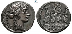 M. Junius Brutus 54 BC. Rome. Denarius AR