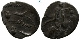 Mark Antony 32-31 BC. Military mint moving with M.Antony. Quinarius AR