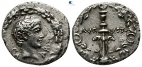 Augustus 27-14 BC. Uncertain eastern mint. Denarius AR