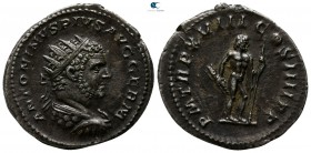 Caracalla AD 211-217. Rome. Antoninianus AR