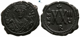 Maurice Tiberius. AD 582-602. Theoupolis (Antioch). Half follis Æ