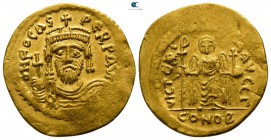 Phocas. AD 602-610. Constantinople. Solidus AV