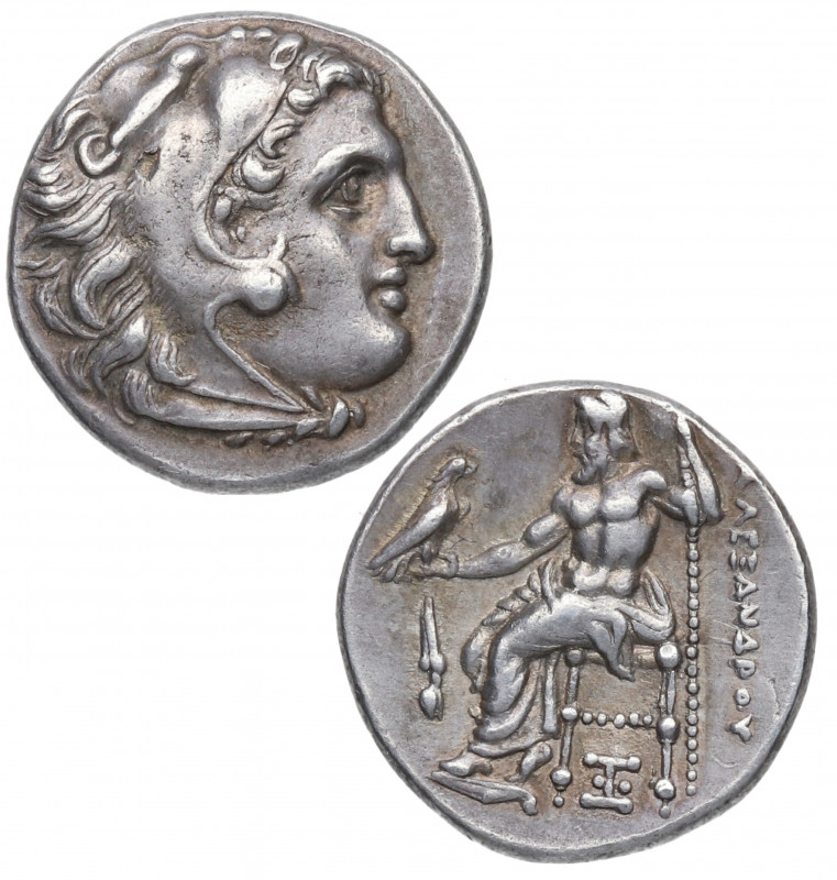 323 a.C. Alejandro III. Dracma. Ag. 4,26 g. Póstuma. Muy bella. Rara así. EBC+. ...