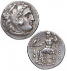 323 a.C. Alejandro III. Dracma. Ag. 4,26 g. Póstuma. Muy bella. Rara así. EBC+. Est.600.