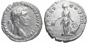 138-161 d.C . Antonino Pío. Denario. 3,02 g. EBC-. Est.115.