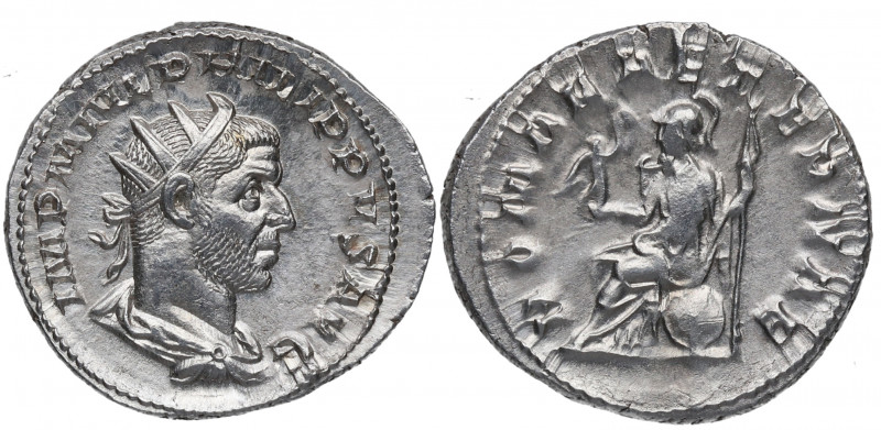 244-249 dC. Filipo I el Árabe (244-249 dC). Roma. Antoniniano. S-169. Ve. 4,14 g...