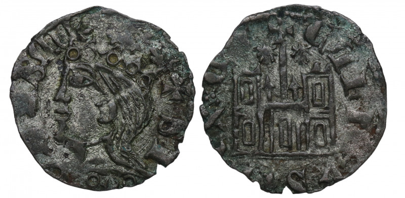 1369-1379. Enrique II (1369-1379). Compostela. Cornado. Núñez 171.3; AB:482.1.Va...