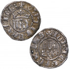 1379-1390. Juan I (1379-1390). Sevilla. 1/6 real. MOMECA 63.1-C4. Ag. 0,58 g. Bella. EBC. Est.250.