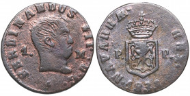 1833. Fernando VII (1808-1833). Navarra. 1 maravedí. A&C 42. Cu. 1,85 g. Algún vano de acuñación. Atractiva. Bonito color. MBC+. Est.80.