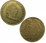 1812. Fernando VII (1808-1833). Cataluña. 2 Escudos. SF. A&C 1587. Au. 6,74 g. RARA. Brillo original. EBC. Est.1600.