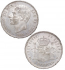 1883*83. Alfonso XII (1874-1885). Madrid. 5 pesetas. MSM. A&C 55. Ag. 24,91 g. Bella. Brillo original. EBC+. Est.350.