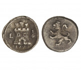LIMA. Carlos IV (1788 - 1808). 1797. 1/4 real. (Cal.1381). (AC.108). Plata. Oxido anverso y reverso. 
MBC