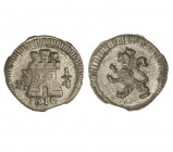 POPAYAN. Fernando VII (1808-1833). 1816. 1/4 real. (Cal.1475). (AC.283). Plata. El arte es basto. PCGS 29303888
MS63