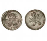 POTOSI. Carlos IV (1788 - 1808). 1797. 1/4 real. (Cal.1429). (AC.144). Plata. PCGS 29303890
MS62