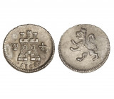 POTOSI. Carlos IV (1788 - 1808). 1808. 1/4 real. (Cal.1444). (AC.158). Plata. PCGS 29207134
AU58