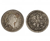 SANTIAGO. Carlos IV (1788 - 1808). 1791/0. 1/4 real. (Cal.1447). (AC.182). Plata. Busto Carlos III. Ordinal IV. 
MBC-