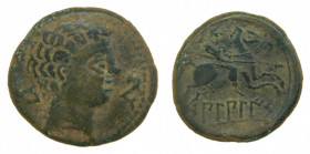 Bilbilis (Calatayud). As. Siglos II-I aC. ACIP 1576. Ae. 13,0 gr.
MBC