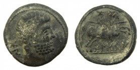 Bolscan (Huesca). Denario. Siglo I aC. ACIP 1422. Ar. 3,68 gr.
MBC