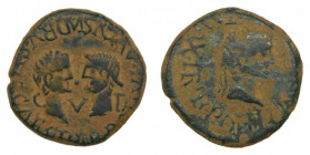 Kese / Tarraco (Tarragona). As. Tiberio, Druso y Livia (14-36 dC). ACIP 3273. Ae. 8,8 gr.
EBC