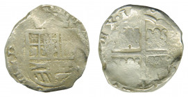 Felipe IV (1621-1665) 1640 R. 8 reales. Sevilla (AC 1654). 27,44 gr. Ar. Muy Rara.
BC