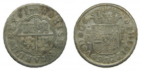 Felipe V (1700-1746). 1738 JF. 1 Real. Madrid. (AC.454.) 2,68 gr Ar
MBC