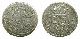 Felipe V (1700-1746) 1726 J. 1 Real. Sevilla (AC 649).
MBC-