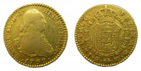 Carlos IV (1788-1808). 1797 MF. 1 escudo. Madrid. (AC.1115). 3,32 gr. Au. 
MBC