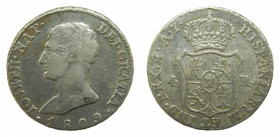 José Napoleón (1808-1814) 1809 AI. 4 reales. Madrid (AC.13) 5,89 gr Ar. 
MBC-