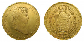 Fernando VII (1808-1833). 1816 JJ. 8 Escudos. Mexico (AC.1794). 27,04 gr. Au.
MBC