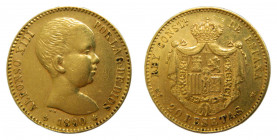 Alfonso XIII (1886-1931). 1890 *18-90. MPM. 20 pesetas. Madrid. (AC.114). 6,46 gr. Au.
MBC
