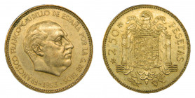 Estado Español. Franco. 1953 *19-71. 2,50 Pesetas PROOF. (AC.90). Proviene de tira oficial.
PROOF