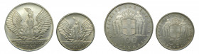 GRECIA 1967. (1970). 100 y 50 drachmai. (km#94-93). Constantine II. Revolución. Ar. 
SC-