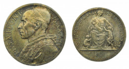 VATICANO 1942. 5 Liras. Pivs XII. (km#37). Pátina. Ar. 
EBC+