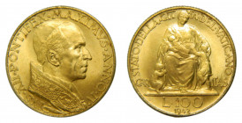 VATICANO 1942. 100 Liras. Pivs XII. (km#39). Rara. Au 5,2 gr. RARA
SC