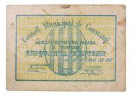 Catalunya. Consell Municipal de Constantí. 50 cèntims. 20 abril 1937. AT-867. Pequeñas manchitas. 
MBC+