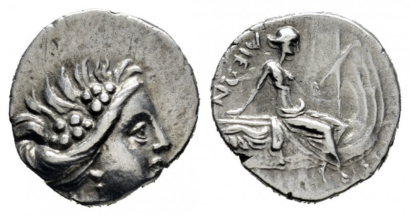 Euboia. Histiaia. Tetrobol. 197-146 BC. (Gc-2496). (Bmc-47). Rev.: (ΙΣΤI) ΑΙΕΩΝV...