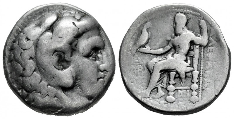 Kingdom of Macedon. Alexander III, "The Great". Tetradrachm. 311-310 BC. Babylon...