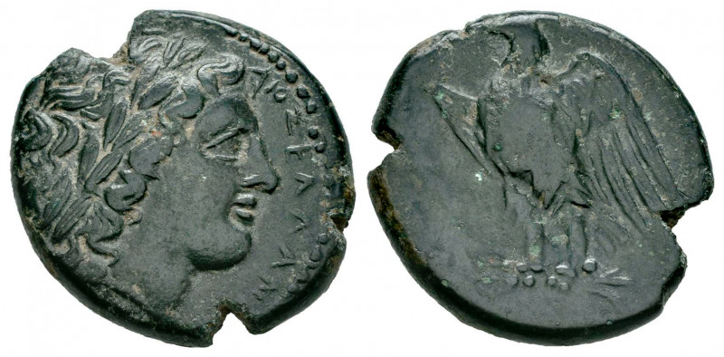 Sicily. Syracuse. Litra. 282-278 BC. Time of Hiketas II. (CNS-167/8). (Hgc-2, 14...